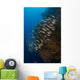 Large School Razorfish Swimming Wall Decal