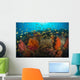 School Anthias Fish Swimming Yellow Wall Decal