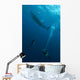 Divers Watching Whale Shark Wall Decal