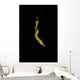 Unidentified Tiny Juvenile Yellow Vertical Wall Decal
