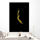 Unidentified Tiny Juvenile Yellow Vertical Wall Decal