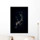 Transluscent Juvenile Harlequin Ghost Wall Decal