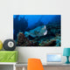 Bumphead Parrotfish Swimming Horizontal Wall Decal