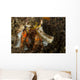 Red and Yellow Hairy Wall Decal