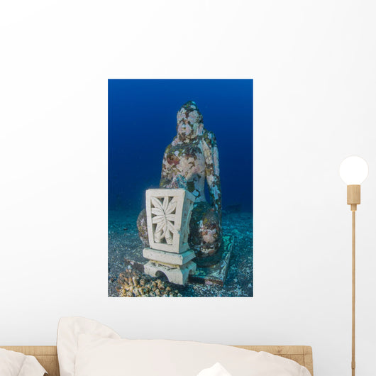 Submerged Buddha Statue Tulamben Wall Decal