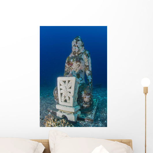 Submerged Buddha Statue Tulamben Wall Decal