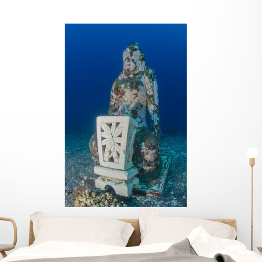 Submerged Buddha Statue Tulamben Wall Decal