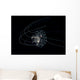 Tiny Curled-up Jellyfish against Wall Decal