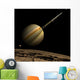 Artist's Depiction Ringed Yellow Gas Giant Wall Decal