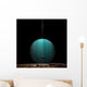 Artist's Depiction Blue Ringed Gas Giant Vertical Wall Decal