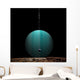 Artist's Depiction Blue Ringed Gas Giant Vertical Wall Decal
