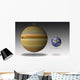 Artist's Depiction Size Relationship GJ1214b Gradient Wall Decal