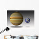 Artist's Depiction Size Relationship GJ1214b Gradient Wall Decal