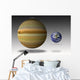 Artist's Depiction Size Relationship GJ1214b Gradient Wall Decal