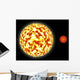 Artist's Depiction Binary Star Wall Decal