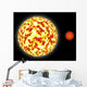 Artist's Depiction Binary Star Wall Decal