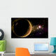 Artist's Depiction Orange and Wall Decal