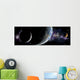 Artist's Depiction Earth-like Planet Horizontal Wall Decal