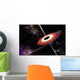 Artist's Depiction Black Hole Stars Wall Decal