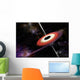 Artist's Depiction Black Hole Stars Wall Decal