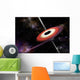 Artist's Depiction Black Hole Stars Wall Decal