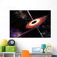 Artist's Depiction Black Hole Stars Wall Decal