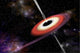 Artist's Depiction Black Hole Stars Wall Decal