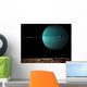 Artist's Depiction Blue Ringed Gas Giant Wall Decal