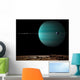 Artist's Depiction Blue Ringed Gas Giant Wall Decal