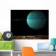 Artist's Depiction Blue Ringed Gas Giant Wall Decal
