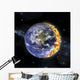 Artist's Depiction Planet Earth Wall Decal