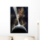 Earth-like Planet Facing Imminent Vertical Wall Decal