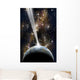 Earth-like Planet Facing Imminent Vertical Wall Decal