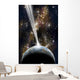 Earth-like Planet Facing Imminent Vertical Wall Decal