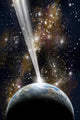 Earth-like Planet Facing Imminent Vertical Wall Decal