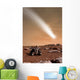 Artist's Depiction Pass Comet Vertical Wall Decal