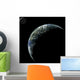 Earth-like Planet with Orbiting Wall Decal