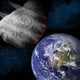 Artist's Depiction Large Asteroid Wall Decal