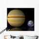 Artist's Depiction Size Relationship GJ1214b Wall Decal