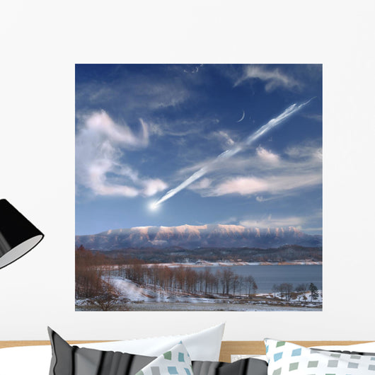 Artist's Depiction Large Meteor Wall Decal