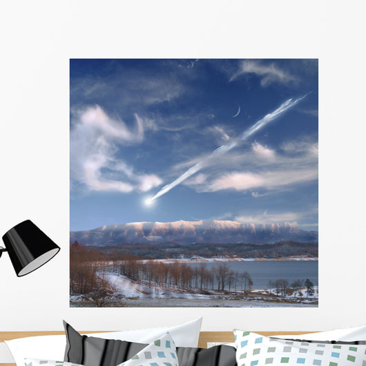 Artist's Depiction Large Meteor Wall Decal