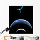 Artist's Depiction Satellite Orbit Wall Decal