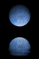 Artist's Depiction Heavily Cratered Moon Reflection Wall Decal