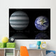 Artist's Depiction Size Relationship KOI-314c Wall Decal