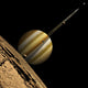 Artist's Depiction Ringed Gas Giant Wall Decal