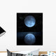 Blue Moon Rising over Wall Decal