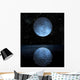 Blue Moon Rising over Wall Decal