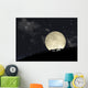 Full Moon Rising behind Wall Decal