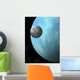 Heavily Cratered Moon Orbit Wall Decal