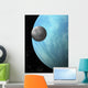 Heavily Cratered Moon Orbit Wall Decal